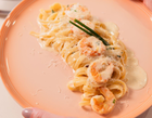 Fettuccine ao Limone com Camarão no Vapor image number 1